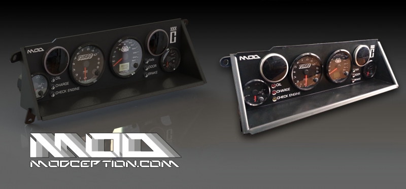 Custom gauge cluster for Raziel